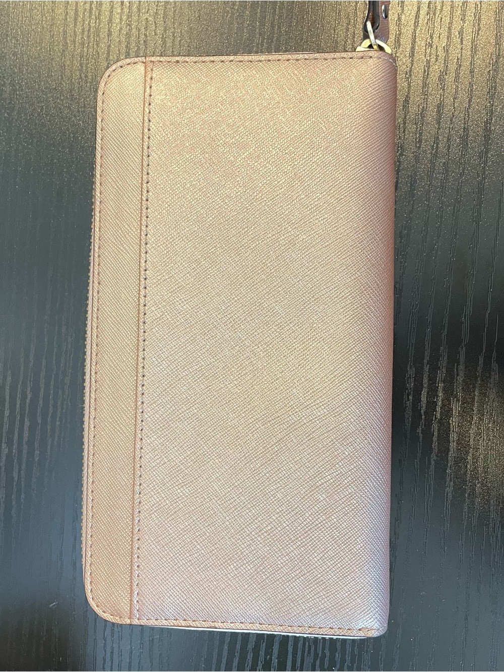 š„KATE SPADEš„Rose Gold Zip Around Wallet - Picture 3 of 4